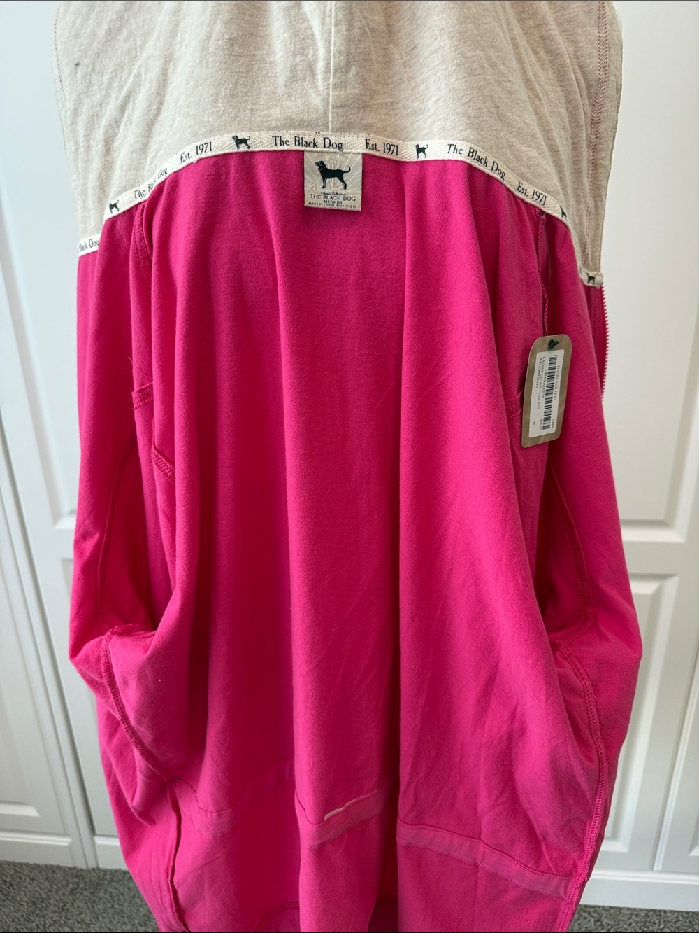 The Black Dog Pink Zip-Up Hoodie - Picture 9 of 9